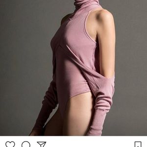 Pink bodysuit